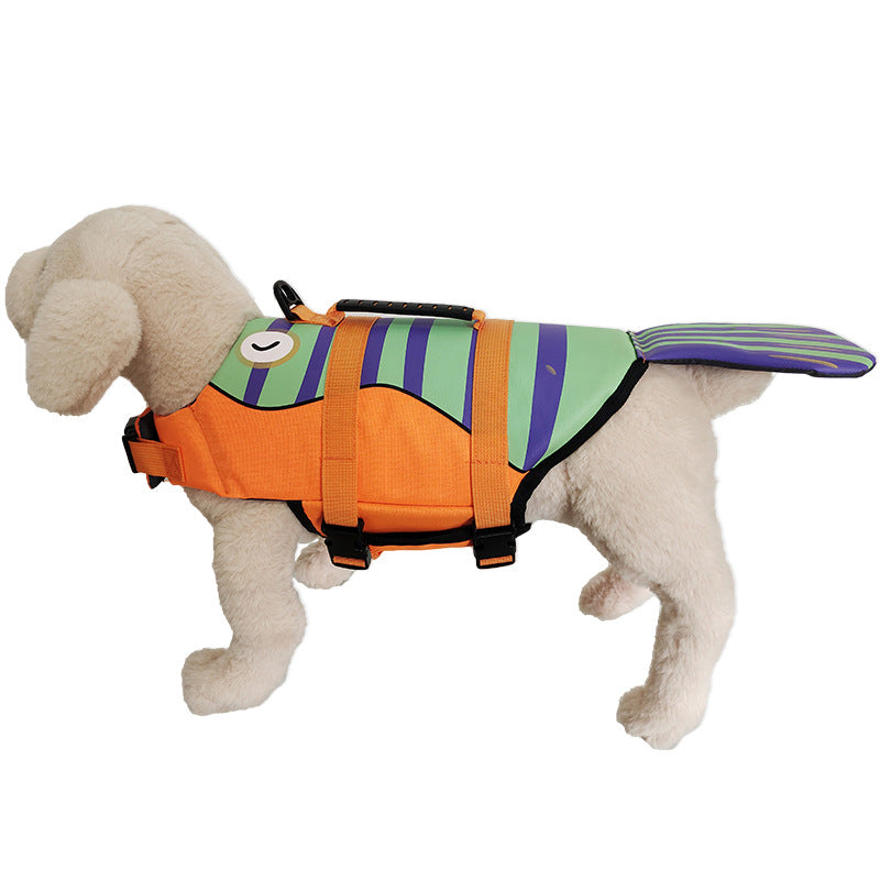 High-Buoyancy Creative Dog Swimming Safety Vest – Lightweight Floating Rescue Water Coat