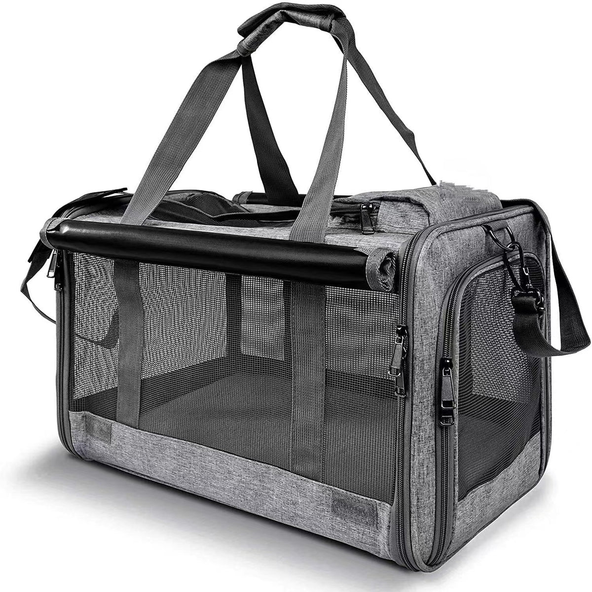 Large-Capacity Foldable Pet Carrier Bag – Car-Mounted Travel Oxford Cloth Suitcase