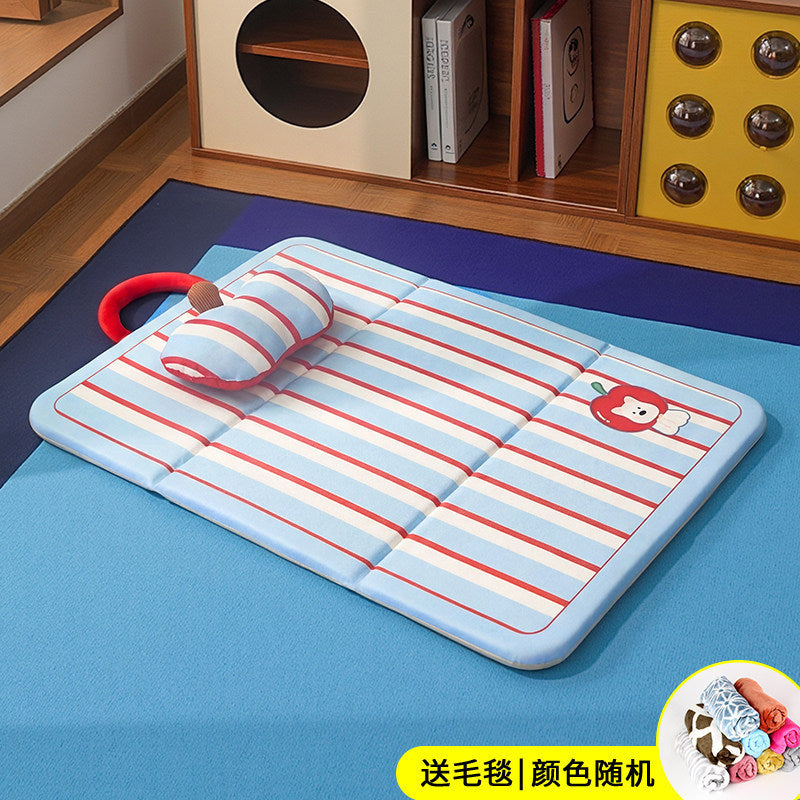 Waterproof All-Season Pet Cooling Mat – Double-Sided Anti-Anxiety Deep Sleep Cushion