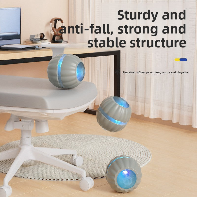 Smart Motorized Automatic Bouncing Cat Ball – Interactive Heavy-Duty Bite-Resistant Toy