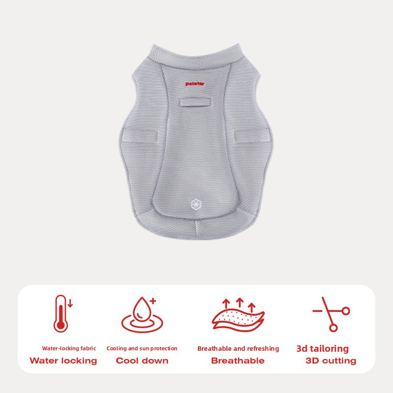 Advanced Cooling Technology Summer Dog Vest – Lightweight UV Protection Breathable Wrap