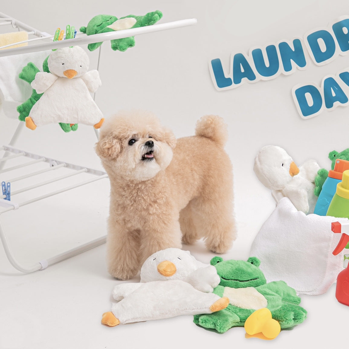 Plush Squeaky Crinkle Dog Toy – Hidden Sniffing Pocket Mental Enrichment Forager