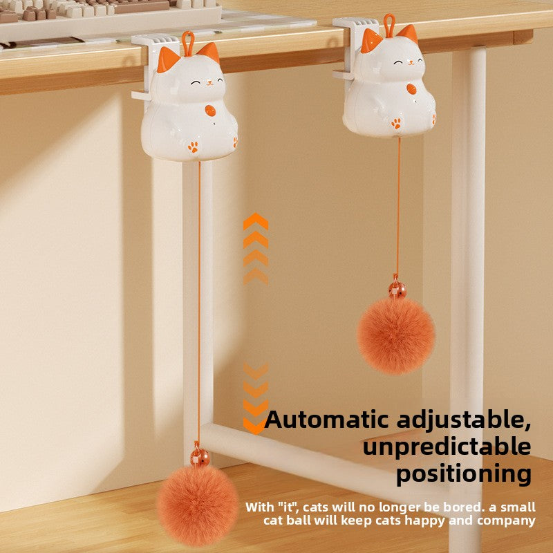 Smart Motorized Automatic Lifting Cat Toy – Interactive String Toy For Boredom Relief