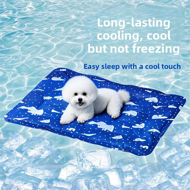 Ice Gel Pet Cooling Mat – Waterproof Non-Slip Summer Heat Dissipation Pad