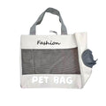 Large-Capacity Breathable Mesh Pet Carrier – Hands-Free Crossbody Travel Shoulder Bag