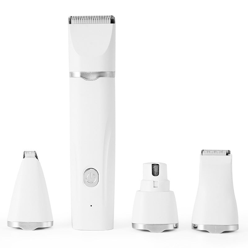 4-in-1 Cordless Pet Grooming Clipper Set – Precision Hair Trimmer And Safety Nail Grinder