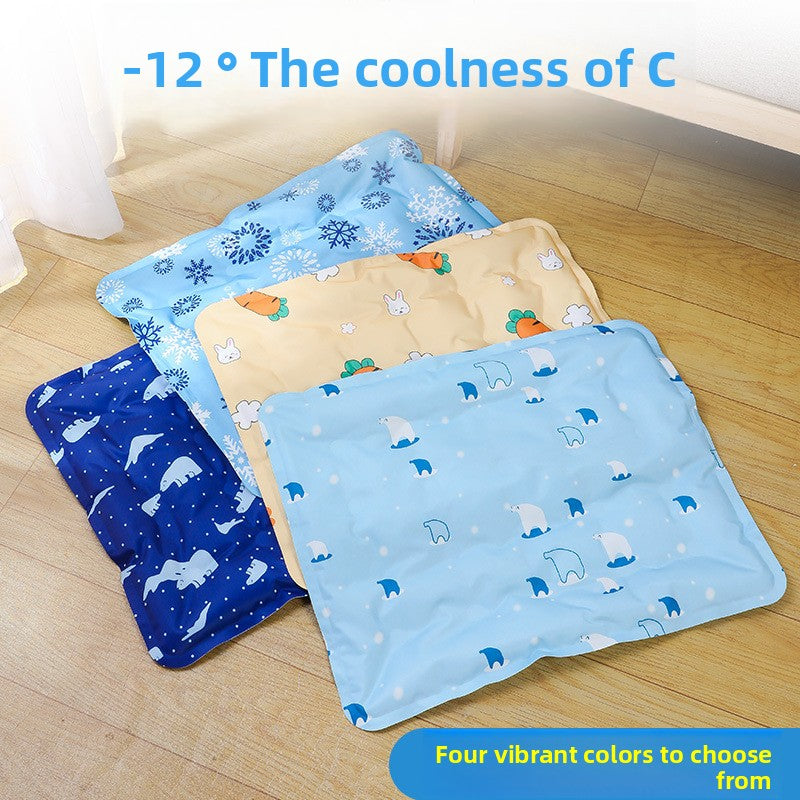 Ice Gel Pet Cooling Mat – Waterproof Non-Slip Summer Heat Dissipation Pad