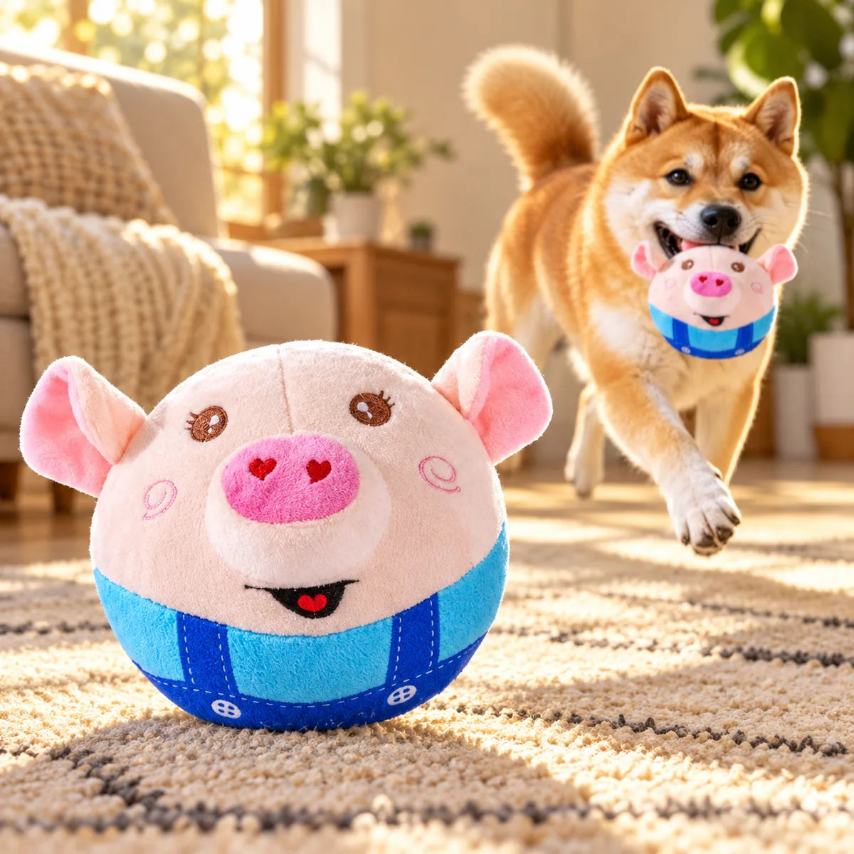 2-Pack Motorized Jumping Dog Toys – Includes Both Bondi Blue & Nata Red Balls