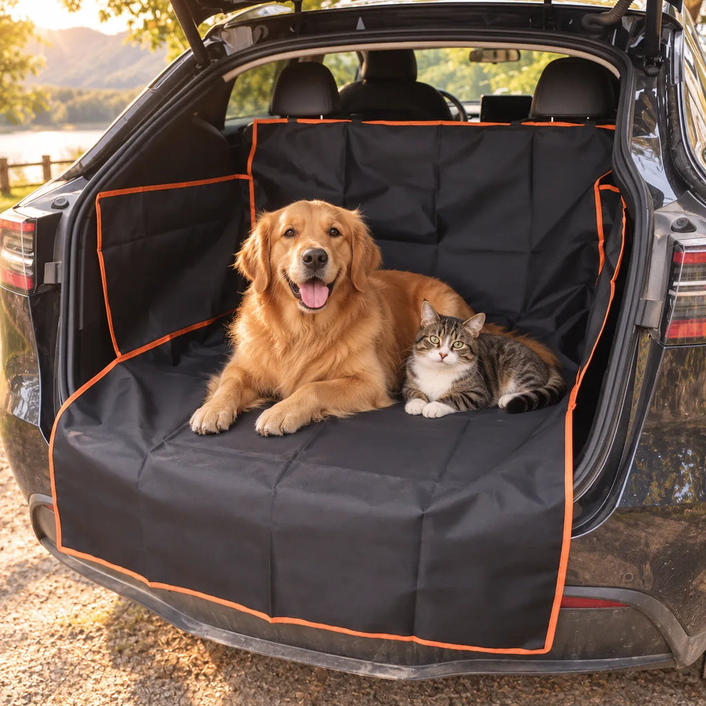 Universal Waterproof Car Trunk Pet Mat – Washable Anti-Scratch Non-Slip Cargo Liner