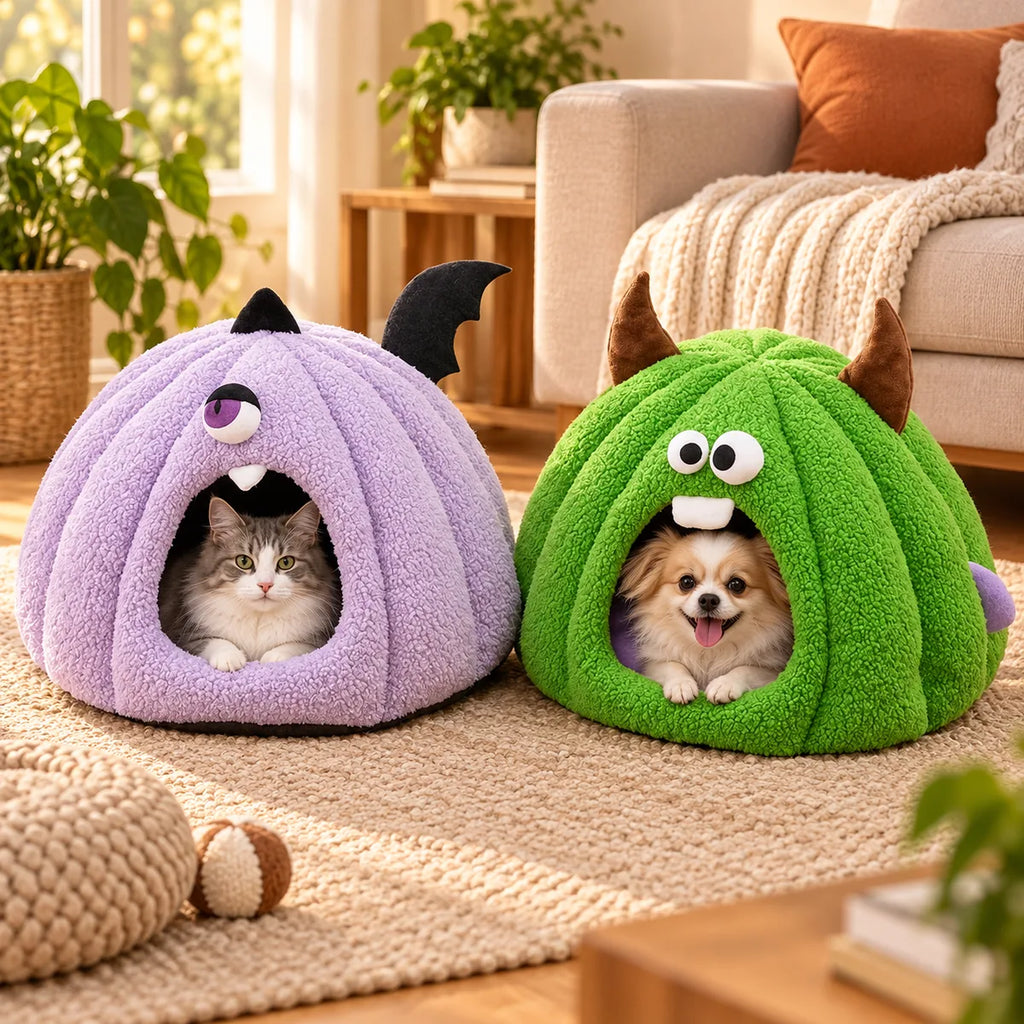 Anti-Anxiety Hide and Seek Cats And Dogs Bed Nest– All-Season Interactive Play Nest