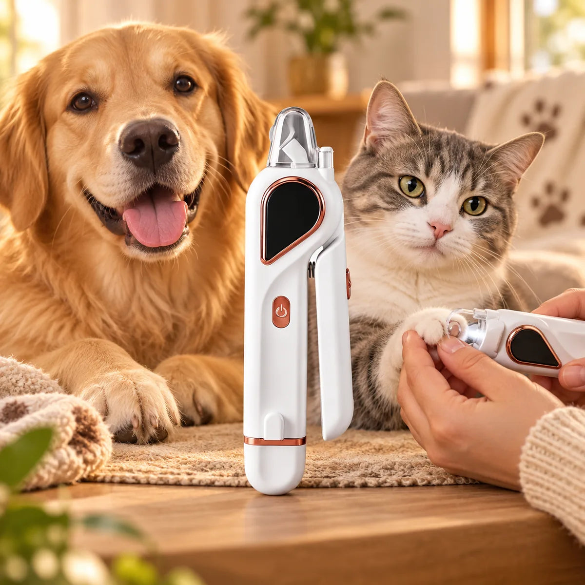Cordless Electric Pet Nail Grinder – Precision Safety Trimmer For Cats And Puppies