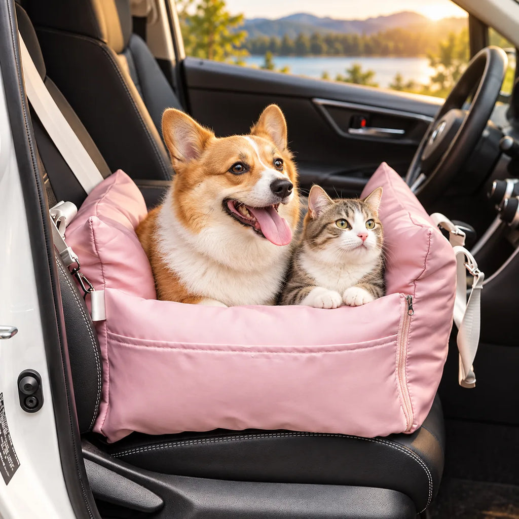 Waterproof Removable Pet Car Mat – Washable Dirt-Resistant Travel Nest Bed