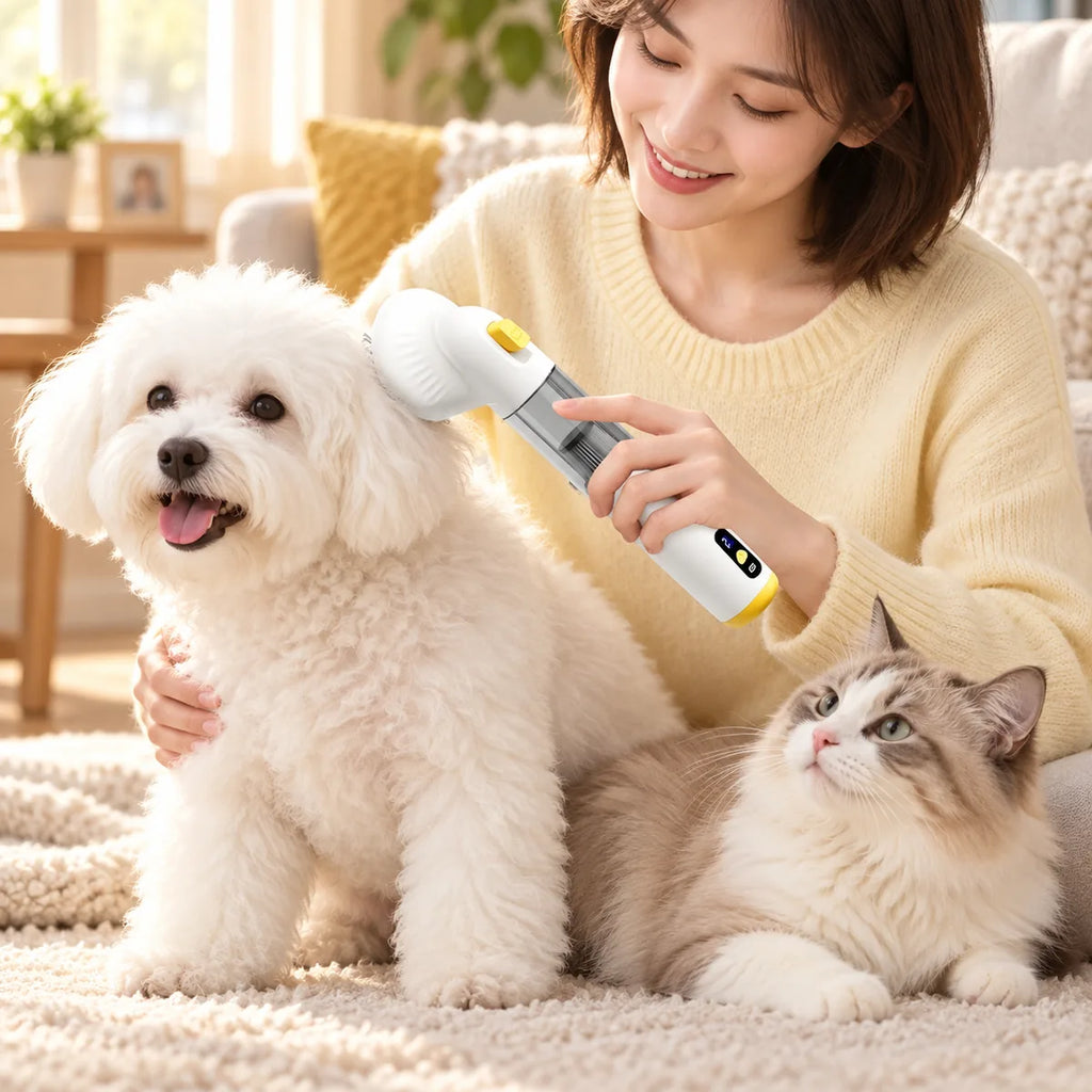 Cordless Portable Pet Hair Vacuum Cleaner – High-Suction Handheld Car and Home Detailer