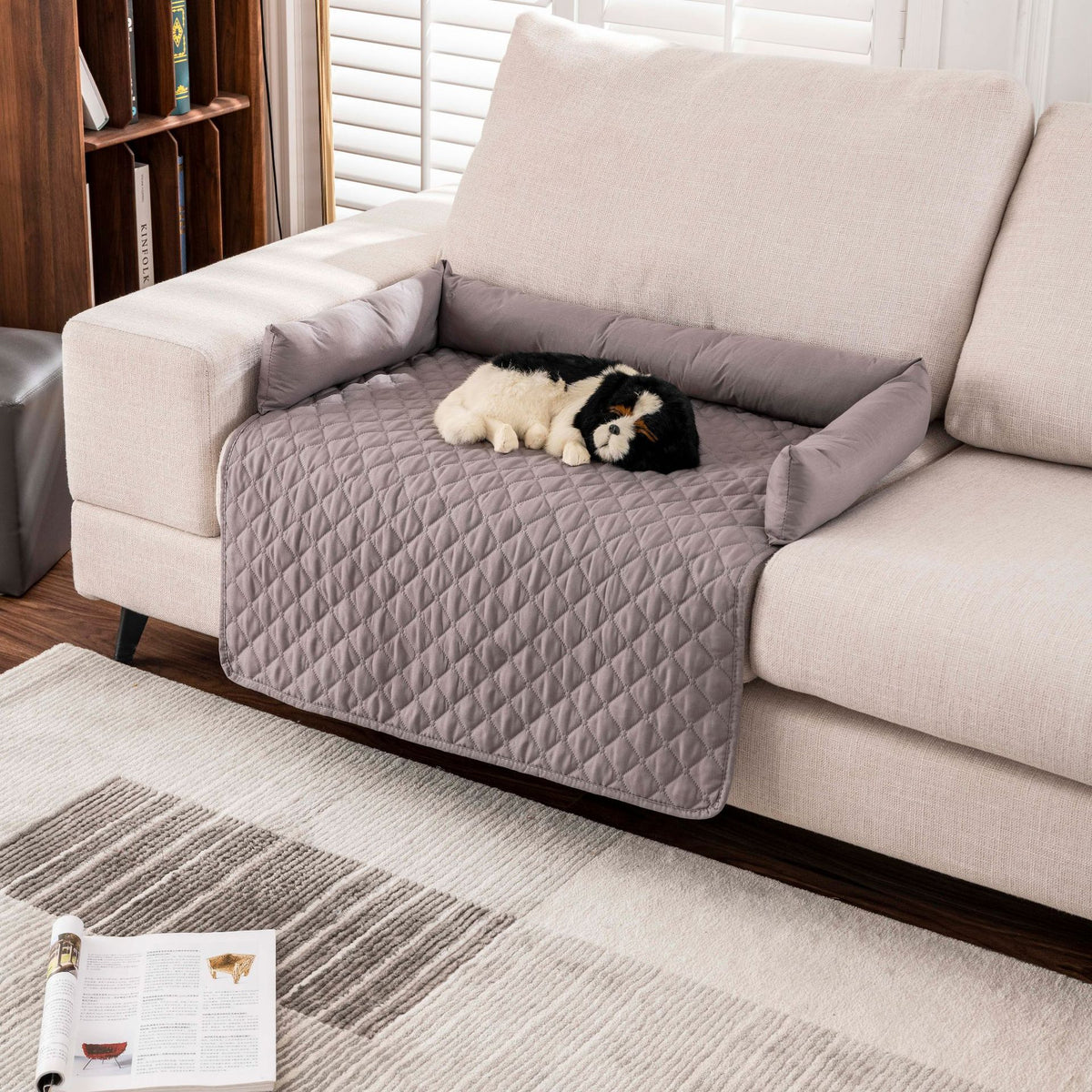 Multi-Surface Waterproof Pet Cushion – All-Season Car Seat Sofa Protector Mat