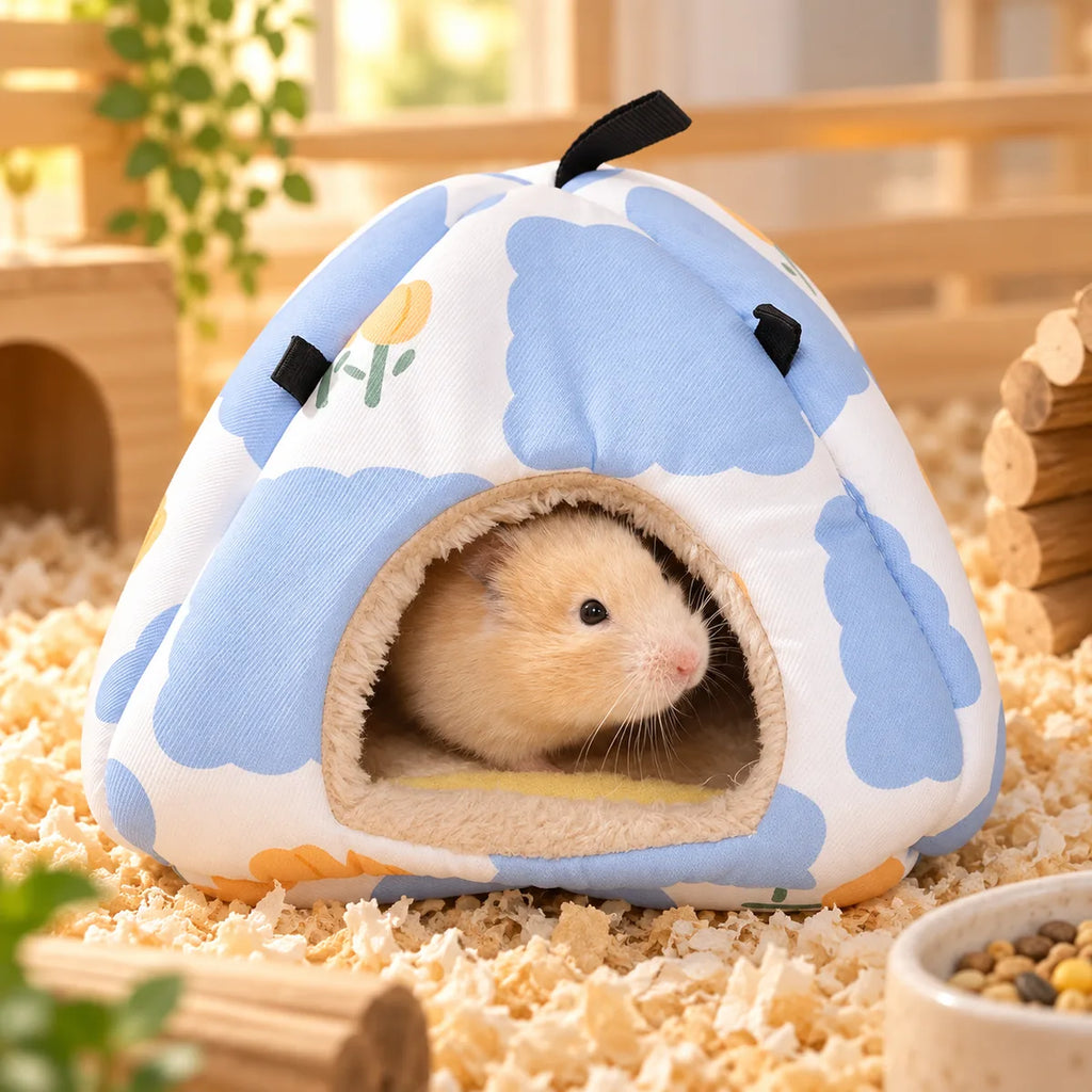 Breathable Ventilated Golden Hamster Den – Waterproof All-Season Small Pet Hideout