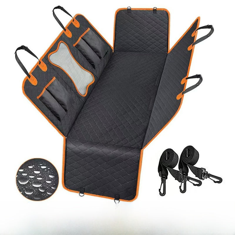 Waterproof Mesh Window Pet Car Seat Mat – Heavy-Duty Anti-Slip Travel Hammock Protector