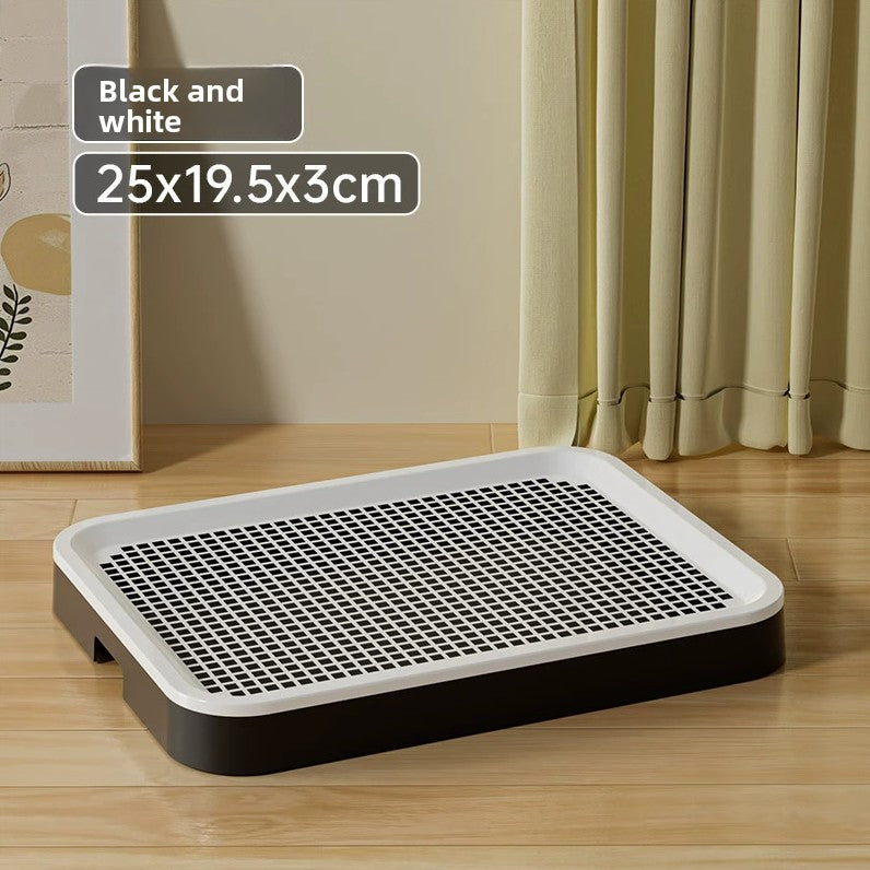 Anti-Splash Rabbit Litter Box Fence – Detachable Easy-Clean Small Pet Trainer Tray