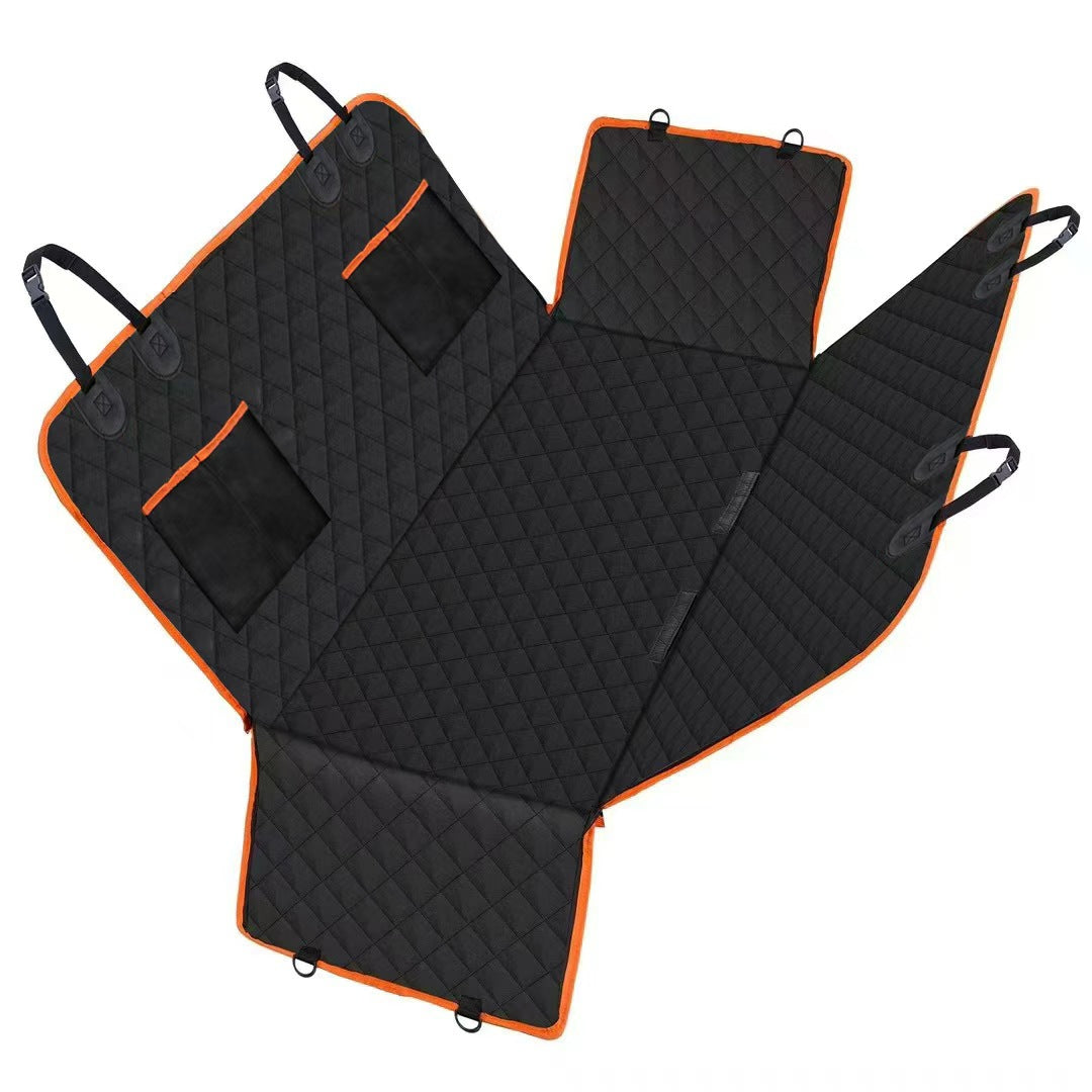 Waterproof Mesh Window Pet Car Seat Mat – Heavy-Duty Anti-Slip Travel Hammock Protector