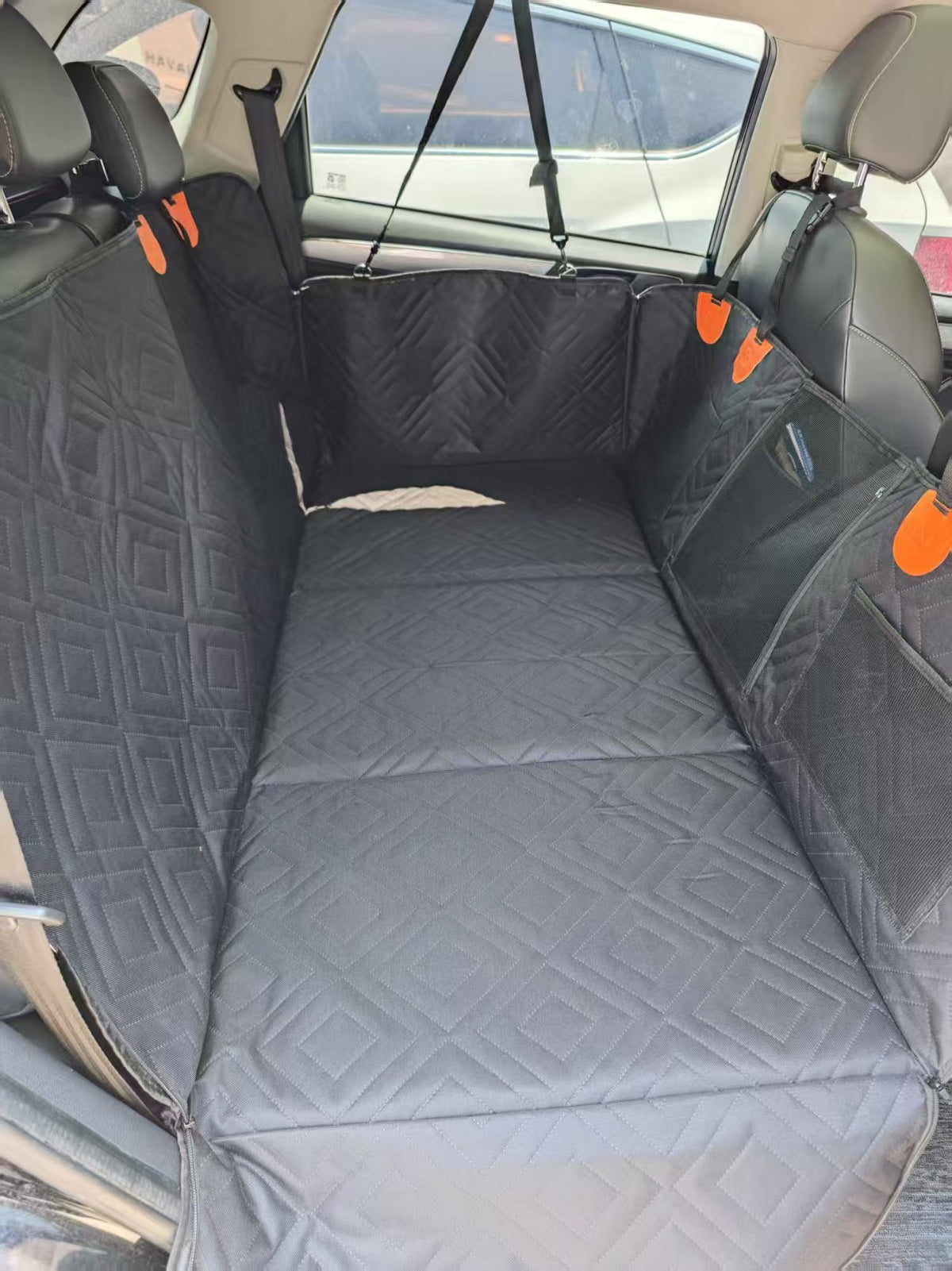 Waterproof Mesh Window Pet Car Seat Mat – Heavy-Duty Anti-Slip Travel Hammock Protector