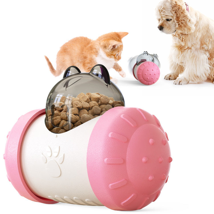 Wobble Ball Interactive Slow Feeder – Spill-Proof Mental Stimulation Treat Dispensing Toy