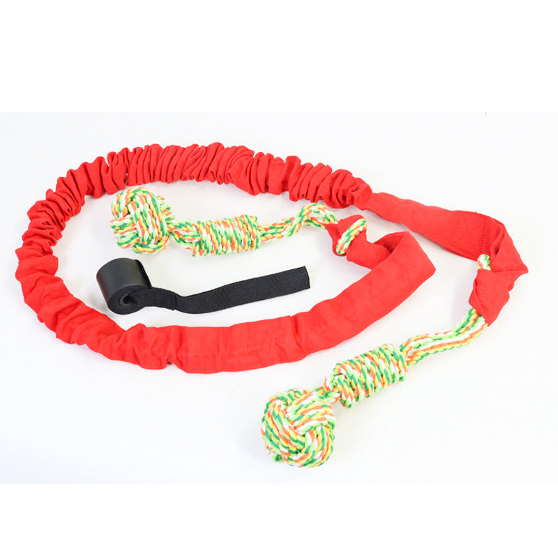 Interactive Outdoor and Indoor Dog Tug Rope – Durable Dental Health Cotton Chew Ball