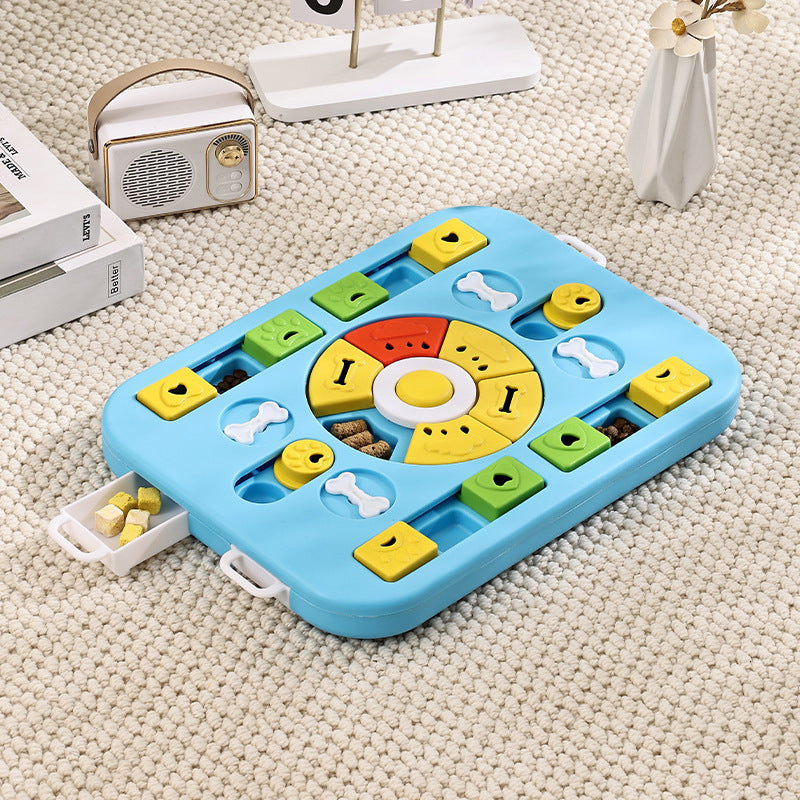Interactive Puzzle Slow Feeder Maze Tray – Cognitive Training Enrichment Sniffing Meal Station