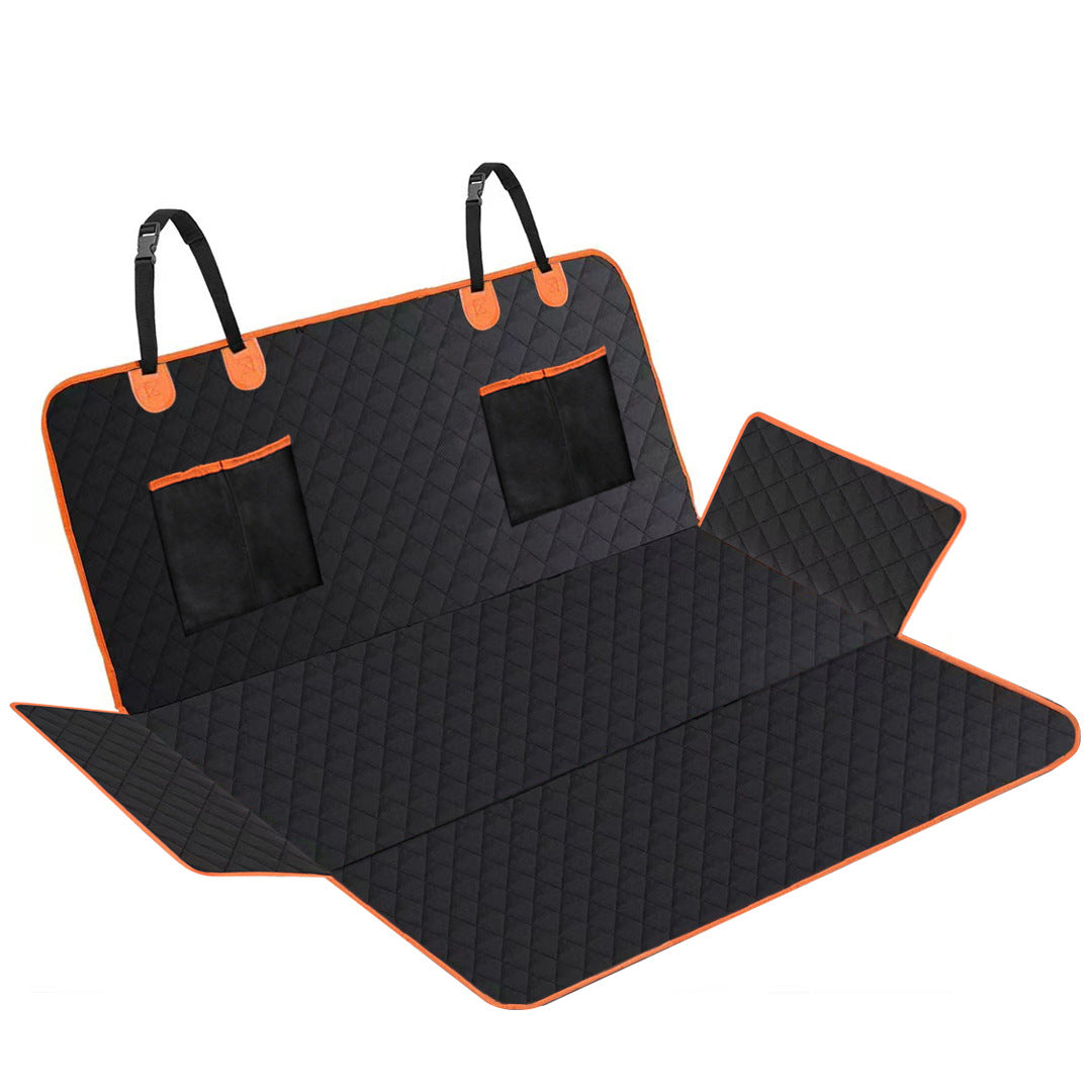 Waterproof Mesh Window Pet Car Seat Mat – Heavy-Duty Anti-Slip Travel Hammock Protector