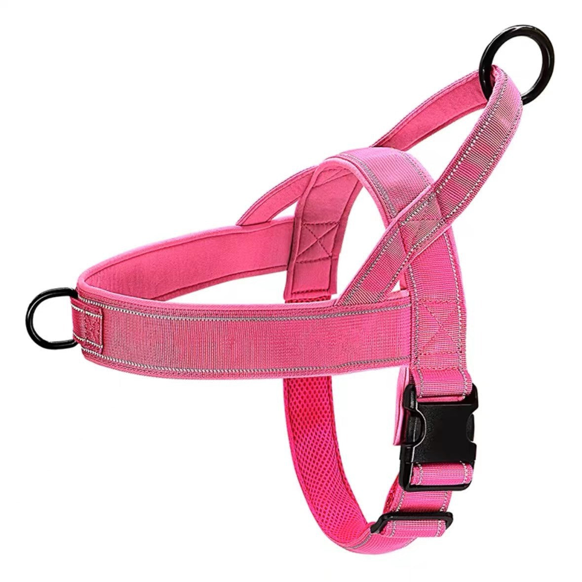 Heavy-Duty Explosion-Proof Tactical Dog Harness – Rugged Training Vest With Safety Collar