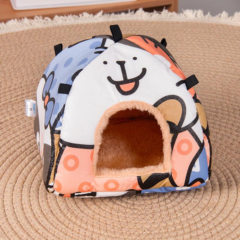 Breathable Ventilated Golden Hamster Den – Waterproof All-Season Small Pet Hideout