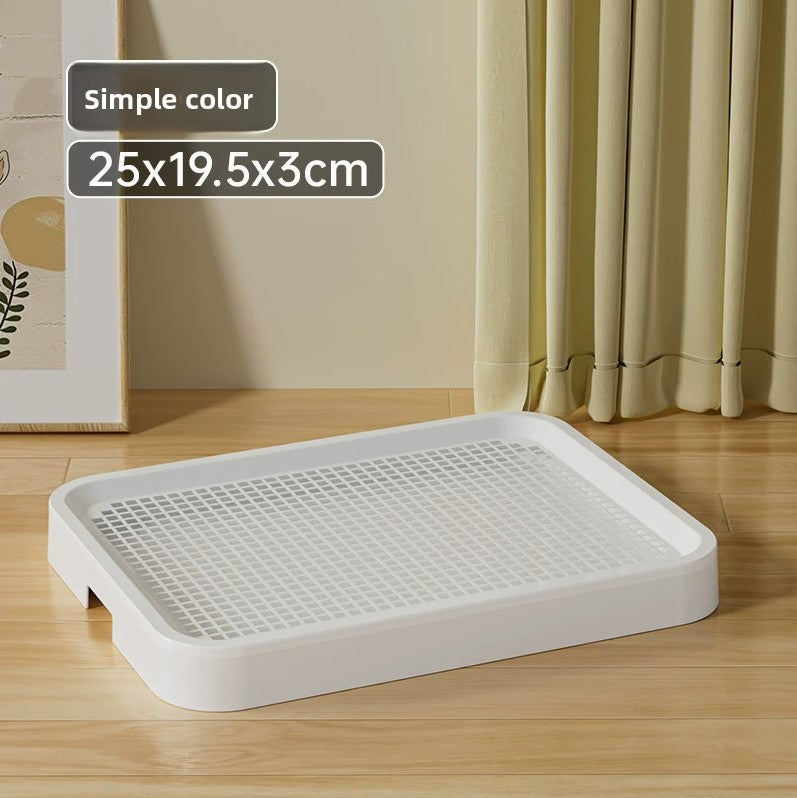 Anti-Splash Rabbit Litter Box Fence – Detachable Easy-Clean Small Pet Trainer Tray