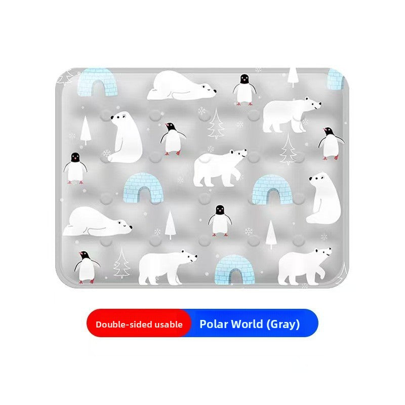 Ice Gel Pet Cooling Mat – Waterproof Non-Slip Summer Heat Dissipation Pad
