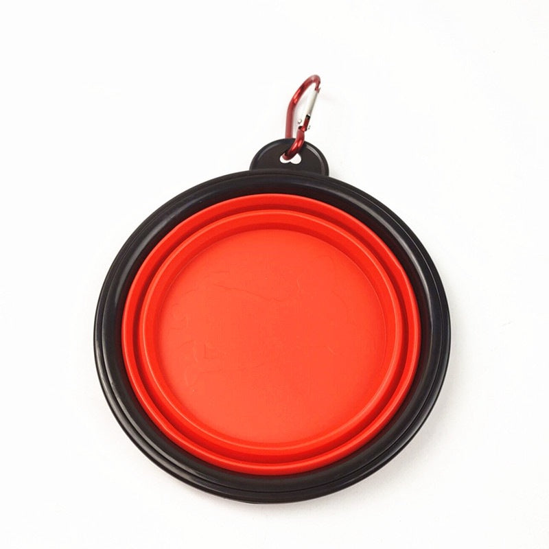 Portable Foldable TPE Pet Bowl – Lightweight Compact Outdoor Travel Food Water Dish