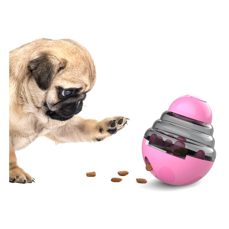 Wobble Ball Interactive Slow Feeder – Spill-Proof Mental Stimulation Treat Dispensing Toy