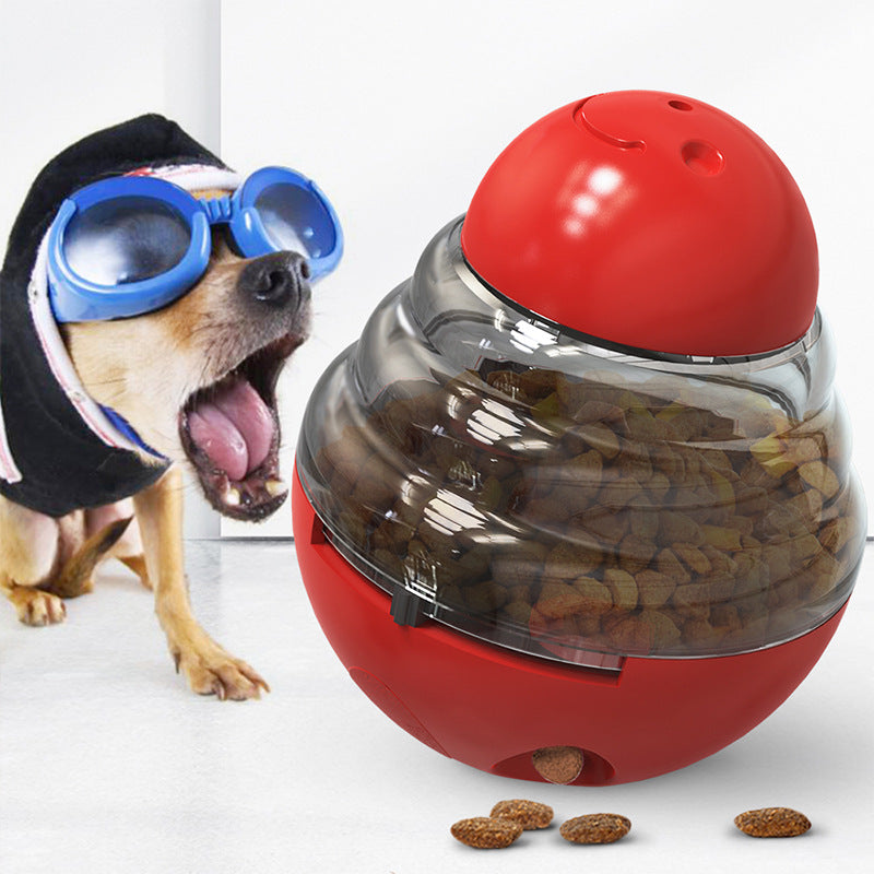 Wobble Ball Interactive Slow Feeder – Spill-Proof Mental Stimulation Treat Dispensing Toy
