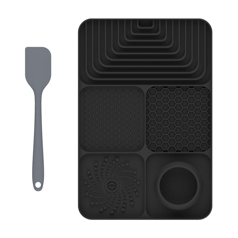 Anti-Anxiety Silicone Pet Licking Mat – Suction-Base Spill-Proof Slow Feeder Meal Station