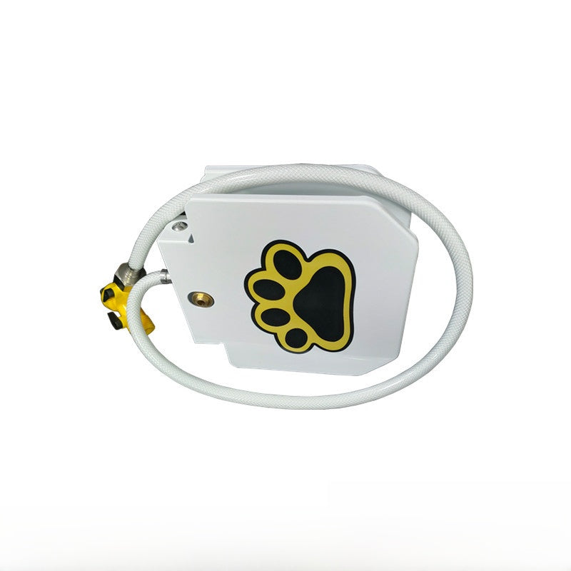 Foot-Activated Automatic Dog Water Fountain – Heavy-Duty Iron Copper Step Hydration Dispenser