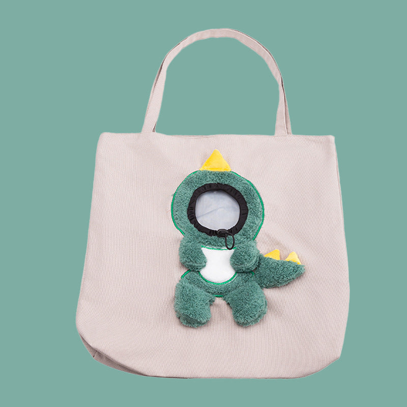 Cute Pattern Hands-Free Pet Carrier Sling – Breathable Lightweight Crossbody Travel Tote