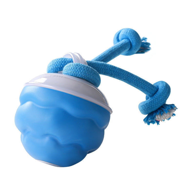 Smart Rechargeable Interactive Dog Ball – Light Sound Bite-Resistant Dental Training Toy