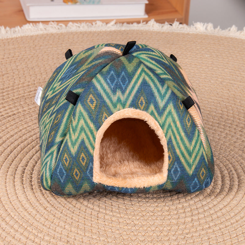Breathable Ventilated Golden Hamster Den – Waterproof All-Season Small Pet Hideout