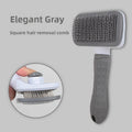 Dual-Sided Stainless Steel Pet Grooming Comb – No-Scratch Detangling Hair Deshedding Brush