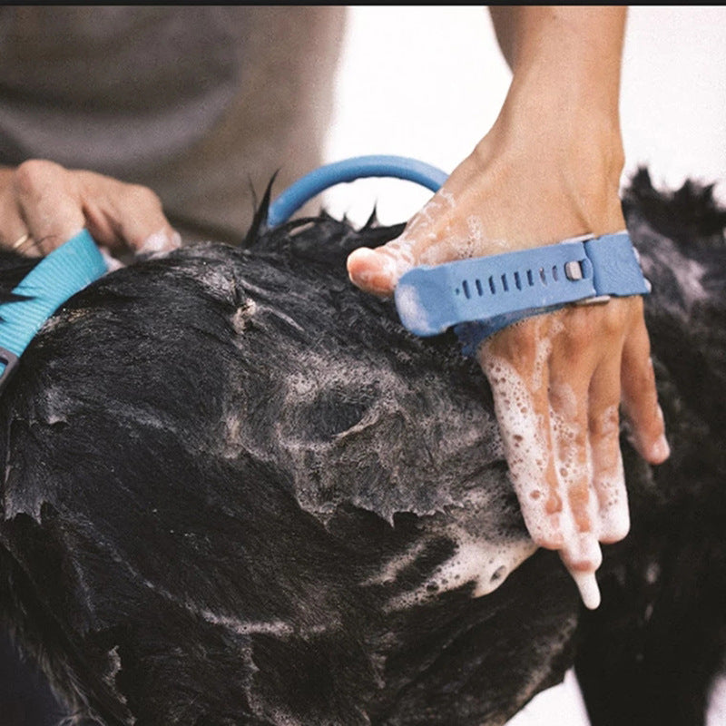 3-in-1 Silicone Pet Shower Head Attachment – Extended Reach Massage Grooming Sprayer