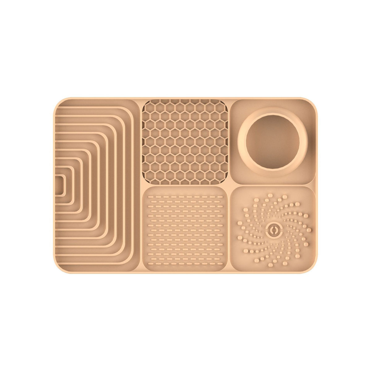 Anti-Anxiety Silicone Pet Licking Mat – Suction-Base Spill-Proof Slow Feeder Meal Station