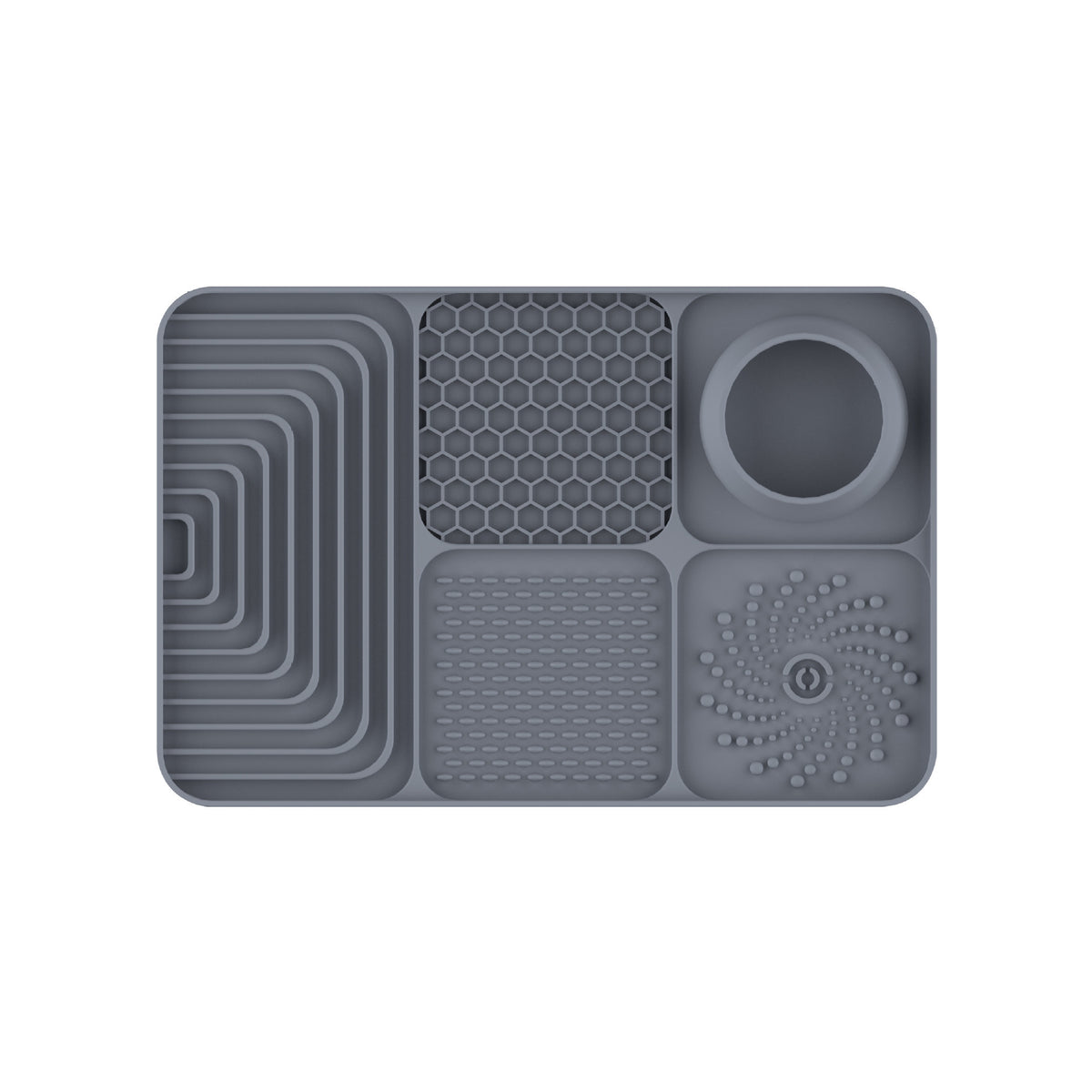 Anti-Anxiety Silicone Pet Licking Mat – Suction-Base Spill-Proof Slow Feeder Meal Station