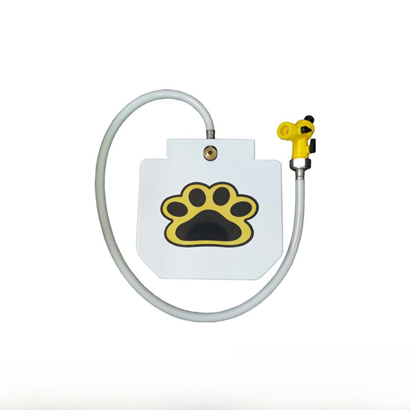 Foot-Activated Automatic Dog Water Fountain – Heavy-Duty Iron Copper Step Hydration Dispenser