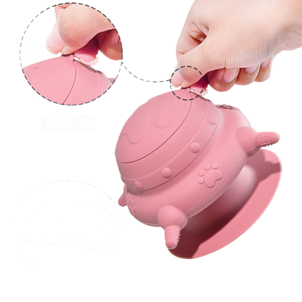 Silicone Self-Service Bionic Pet Feeder – Multi-Functional Nursing Water Food Station