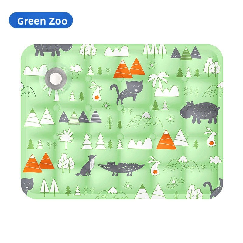 Cartoon Ice Gel Pet Cooling Mat – Scratch-Resistant Summer Weather Heat Dissipation Cushion