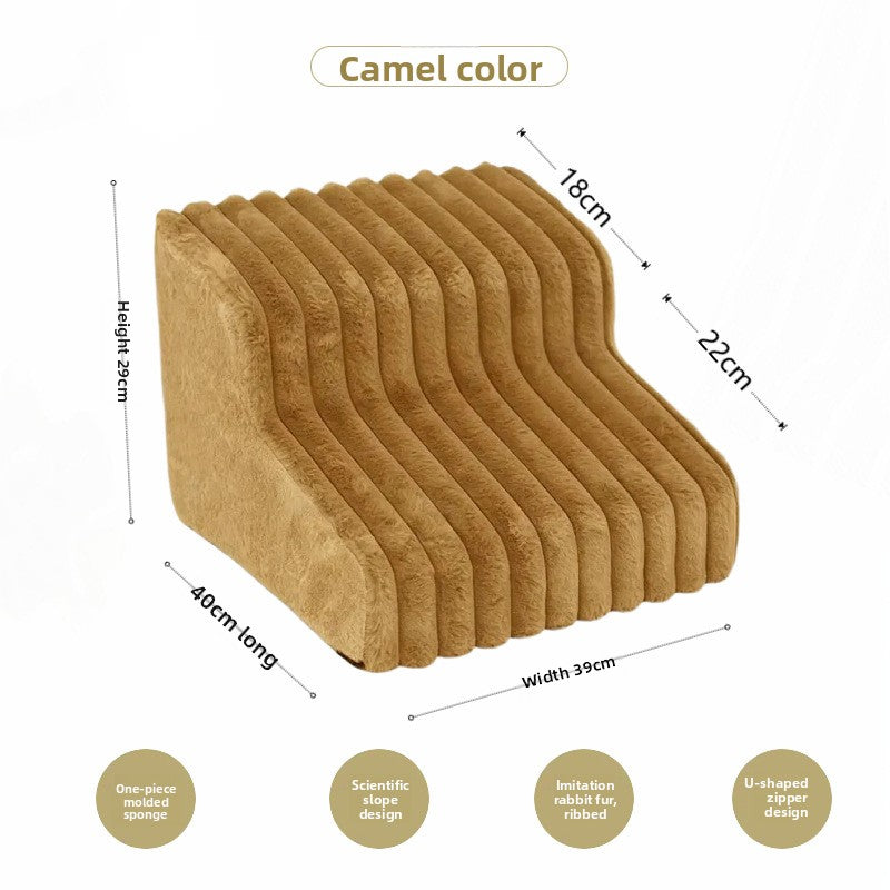 Anti-Slip Light Step Pet Dog Stairs – Portable High-Stability Safety Furniture Access Ramp