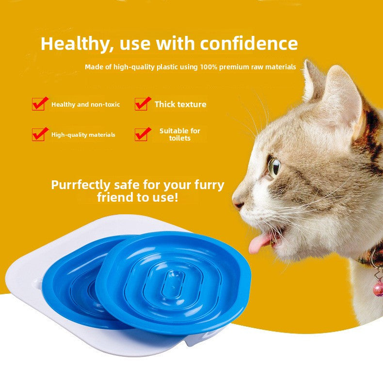 Human Toilet Training Kit for Cats – Step-by-Step Litter Tray Transition Seat