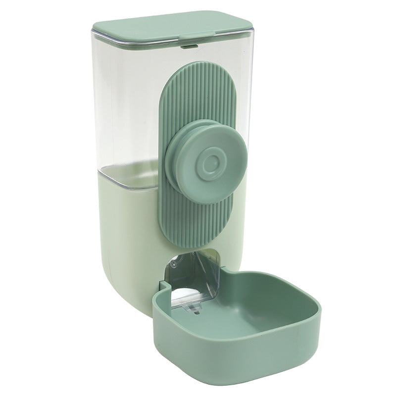 Space-Saving Hanging Automatic Pet Feeder – Dual Food and Leakproof Water Dispenser Set
