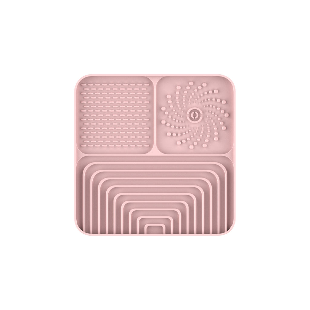 Anti-Anxiety Silicone Pet Licking Mat – Suction-Base Spill-Proof Slow Feeder Meal Station